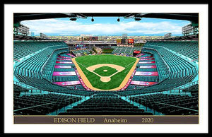 Edison Field 2020 - Framed Print