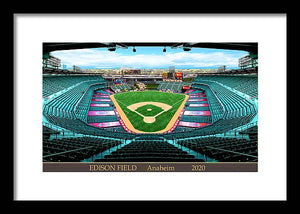 Edison Field 2020 - Framed Print