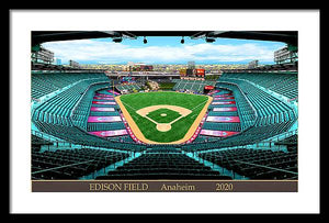 Edison Field 2020 - Framed Print