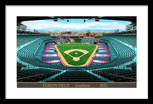 Edison Field 2020 - Framed Print