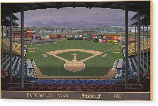 Exposition Park 1903 - Wood Print