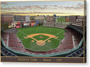 Fenway Park 1912 - Canvas Print