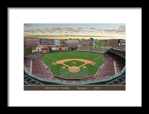 Fenway Park 1912 - Framed Print