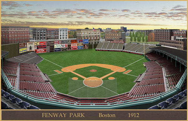 Fenway Park 1912 - Art Print