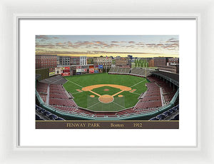 Fenway Park 1912 - Framed Print