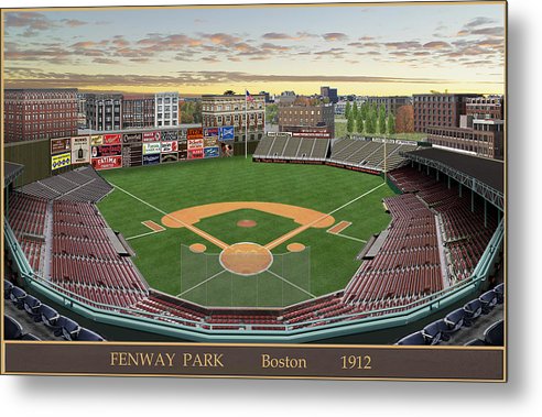 Fenway Park 1912 - Metal Print