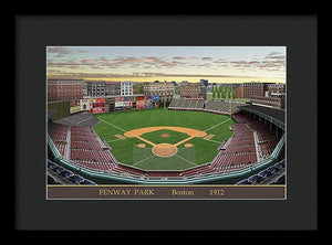 Fenway Park 1912 - Framed Print