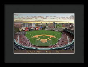 Fenway Park 1912 - Framed Print