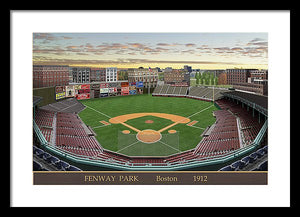 Fenway Park 1912 - Framed Print