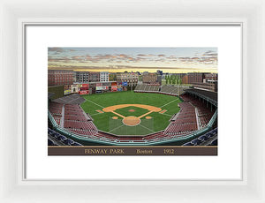 Fenway Park 1912 - Framed Print