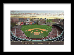 Fenway Park 1912 - Framed Print