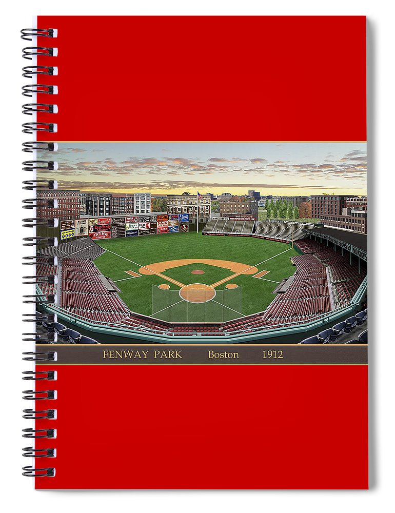 Fenway Park 1912 - Spiral Notebook