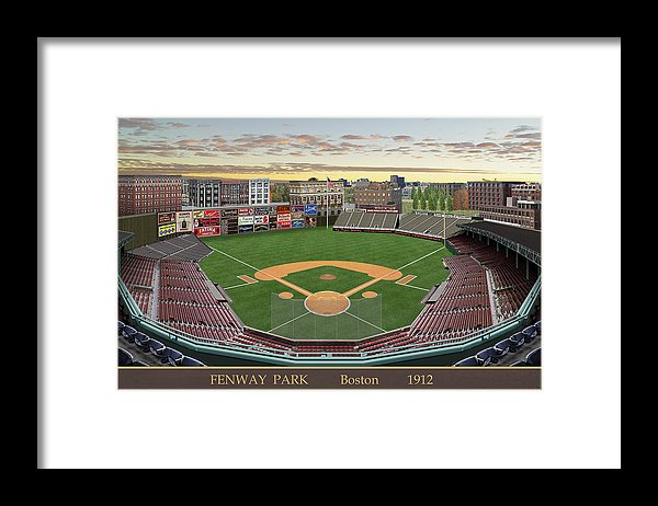 Fenway Park 1912 - Framed Print