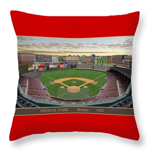 Fenway Park 1912 - Throw Pillow