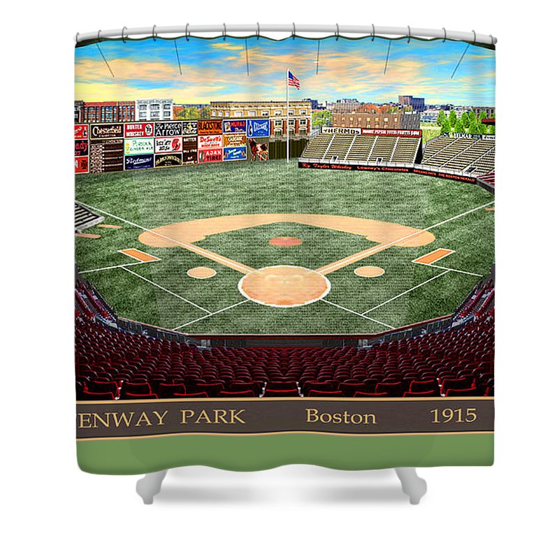 Fenway Park 1915 - Shower Curtain