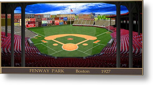Fenway Park 1915 - Metal Print