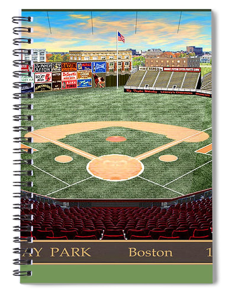 Fenway Park 1915 - Spiral Notebook
