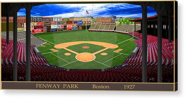 Fenway Park 1915 - Acrylic Print