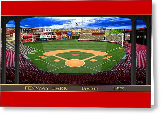 Fenway Park 1915 - Greeting Card