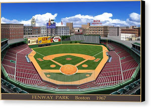 Fenway Park 1934 - Canvas Print