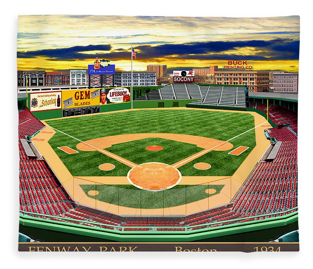 Fenway Park 1934 - Blanket