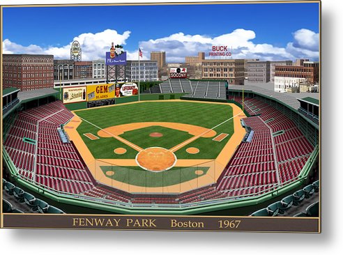 Fenway Park 1934 - Metal Print