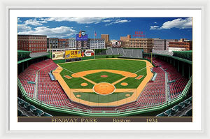 Fenway Park 1934 - Framed Print