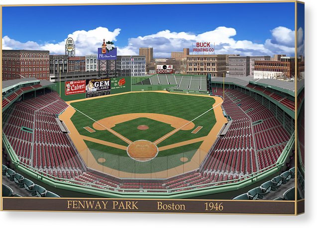 Fenway Park 1946 - Canvas Print