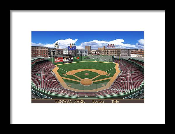 Fenway Park 1946 - Framed Print