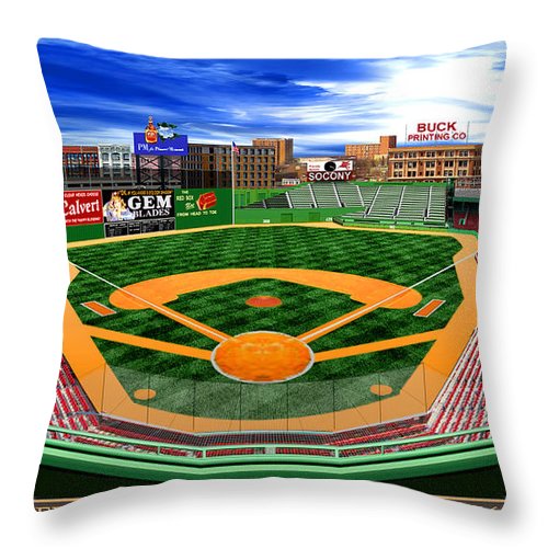 Fenway Park 1946 - Throw Pillow