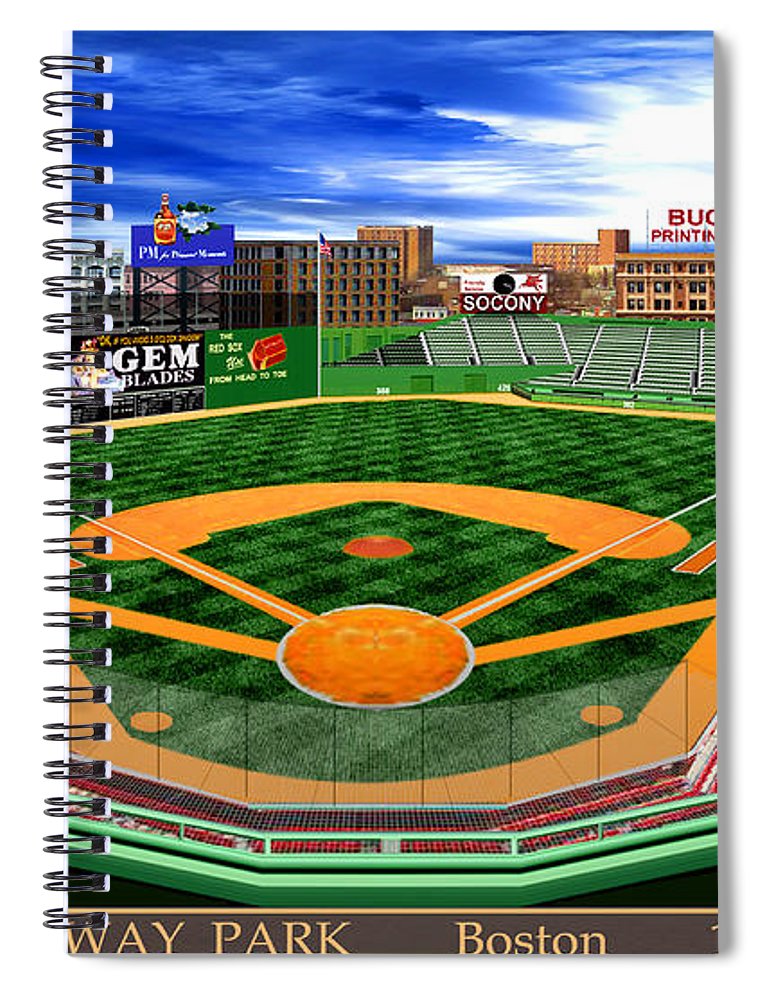 Fenway Park 1946 - Spiral Notebook