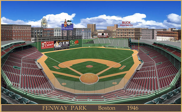 Fenway Park 1946 - Art Print