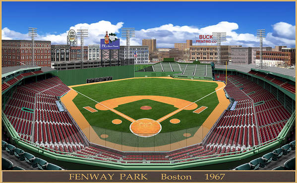 Fenway Park 1967 - Art Print