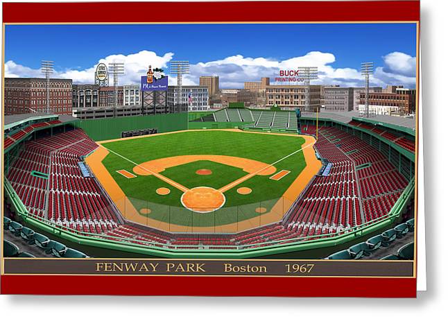 Fenway Park 1967 - Greeting Card