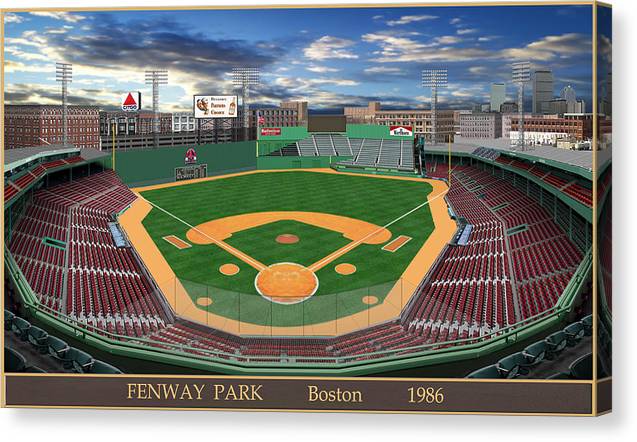 Fenway Park 1986 - Canvas Print