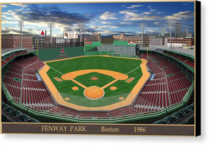 Fenway Park 1986 - Canvas Print