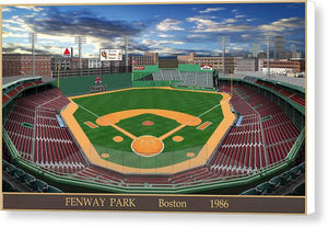 Fenway Park 1986 - Canvas Print