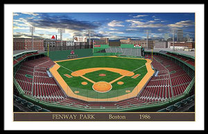 Fenway Park 1986 - Framed Print