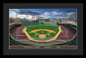 Fenway Park 1986 - Framed Print