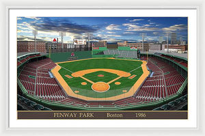 Fenway Park 1986 - Framed Print