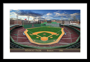 Fenway Park 1986 - Framed Print