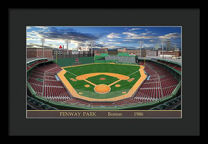 Fenway Park 1986 - Framed Print