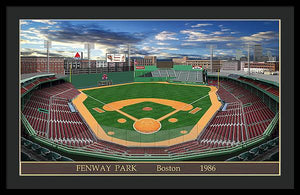 Fenway Park 1986 - Framed Print