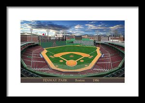 Fenway Park 1986 - Framed Print