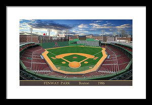 Fenway Park 1986 - Framed Print