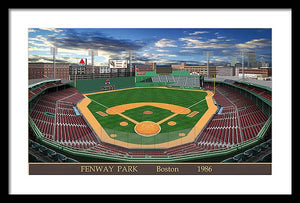 Fenway Park 1986 - Framed Print