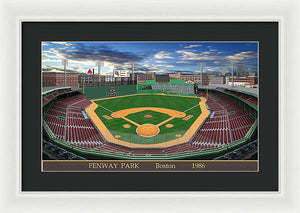 Fenway Park 1986 - Framed Print