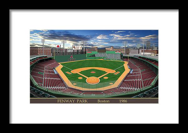 Fenway Park 1986 - Framed Print