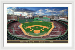 Fenway Park 1986 - Framed Print