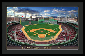 Fenway Park 1986 - Framed Print